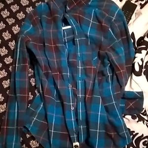 Blue and Red Plaid Flannel